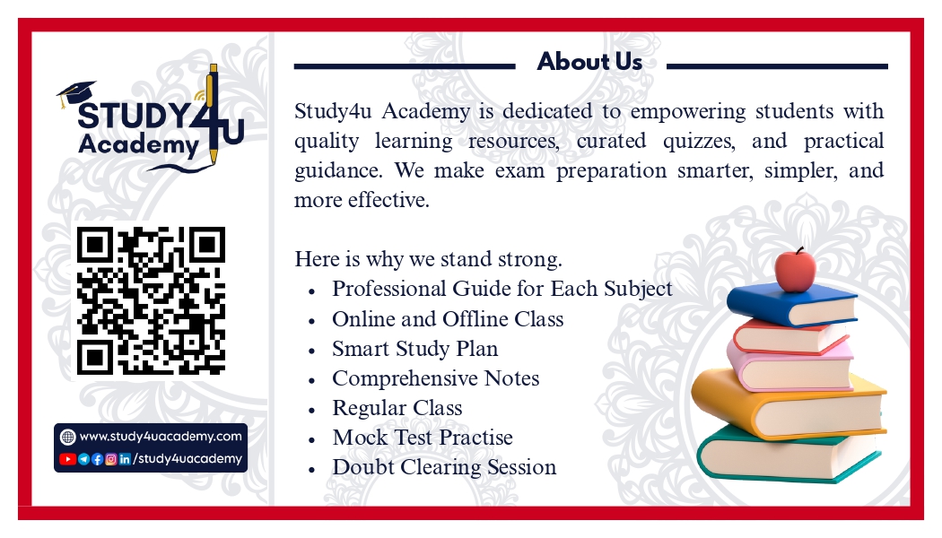 Study4u Academy Poster